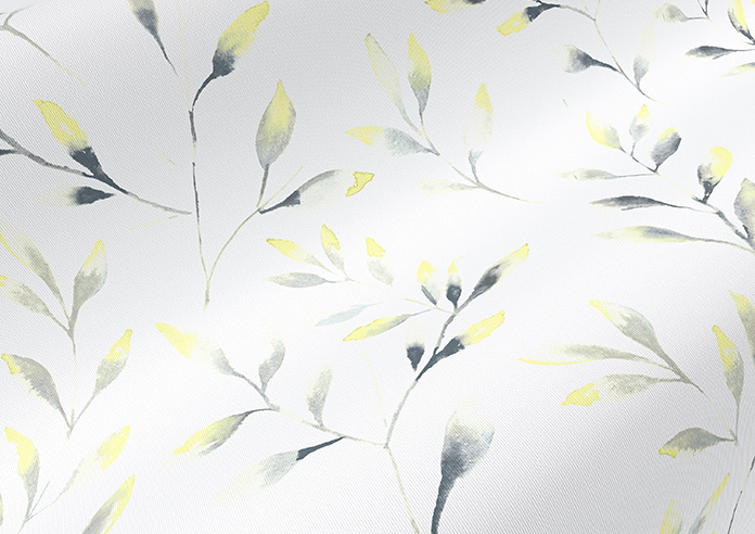 Laurel Leaves, Lemon - Twist&Fit Roller Blind - Image 4